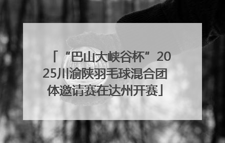 “巴山大峡谷杯”2025川渝陕羽毛球混合团体邀请赛在达州开赛