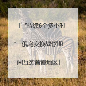 “持续6个多小时” 俄乌交换战俘期间互袭首都地区