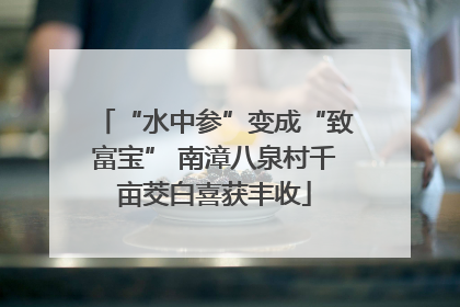 “水中参”变成“致富宝” 南漳八泉村千亩茭白喜获丰收