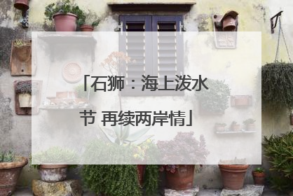 石狮：海上泼水节 再续两岸情