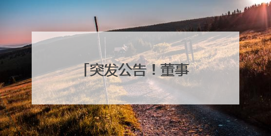 突发公告！董事长、董秘、副总经理集体辞职！
