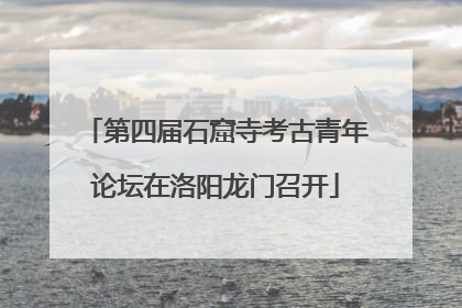 第四届石窟寺考古青年论坛在洛阳龙门召开