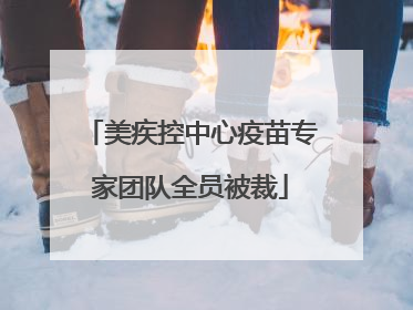 美疾控中心疫苗专家团队全员被裁