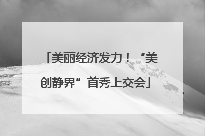 美丽经济发力！“美创静界”首秀上交会