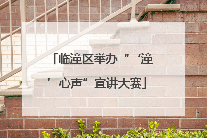 临潼区举办“‘潼’心声”宣讲大赛