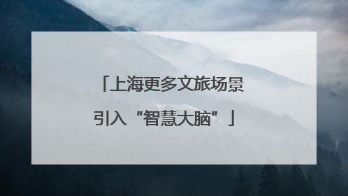 上海更多文旅场景引入“智慧大脑”
