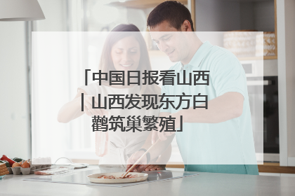 中国日报看山西｜山西发现东方白鹳筑巢繁殖