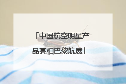 中国航空明星产品亮相巴黎航展