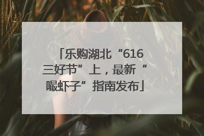 乐购湖北“616三好节”上，最新“嘬虾子”指南发布
