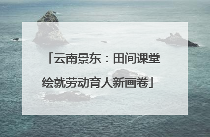云南景东：田间课堂绘就劳动育人新画卷