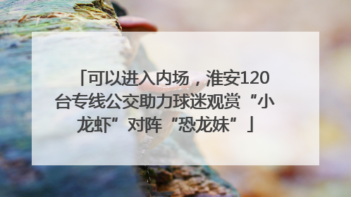 可以进入内场，淮安120台专线公交助力球迷观赏“小龙虾”对阵“恐龙妹”