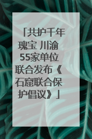 共护千年瑰宝 川渝55家单位联合发布《石窟联合保护倡议》