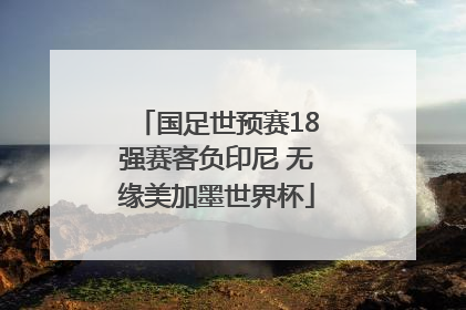 国足世预赛18强赛客负印尼 无缘美加墨世界杯