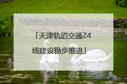 天津轨道交通Z4线建设稳步推进