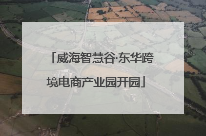 威海智慧谷·东华跨境电商产业园开园