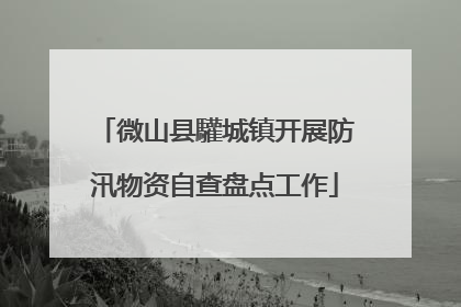 微山县驩城镇开展防汛物资自查盘点工作