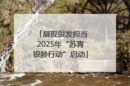 展现银发担当 2025年“苏青银龄行动”启动