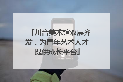 川音美术馆双展齐发，为青年艺术人才提供成长平台