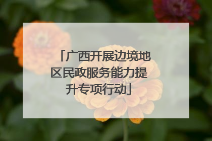 广西开展边境地区民政服务能力提升专项行动