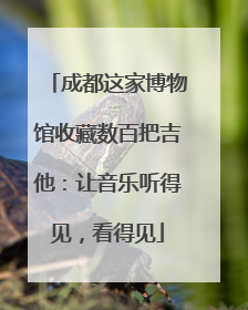 成都这家博物馆收藏数百把吉他：让音乐听得见，看得见