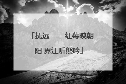 抚远——红莓映朝阳 界江听熊吟