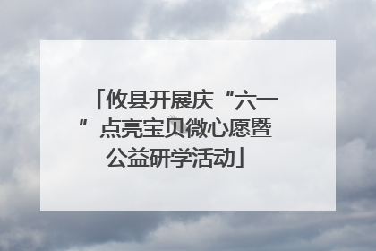 攸县开展庆“六一”点亮宝贝微心愿暨公益研学活动
