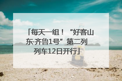 每天一组！“好客山东·齐鲁1号”第二列列车12日开行