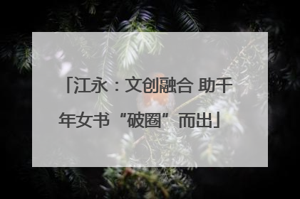江永：文创融合 助千年女书“破圈”而出