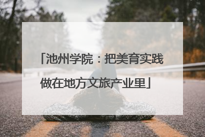 池州学院：把美育实践做在地方文旅产业里