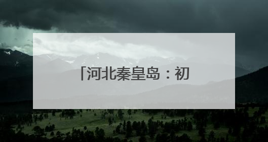 河北秦皇岛：初夏时节插秧忙