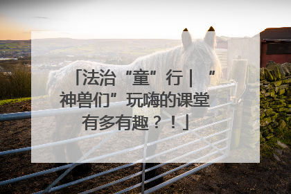 法治“童”行｜“神兽们”玩嗨的课堂有多有趣？！