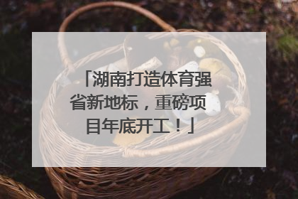湖南打造体育强省新地标，重磅项目年底开工！