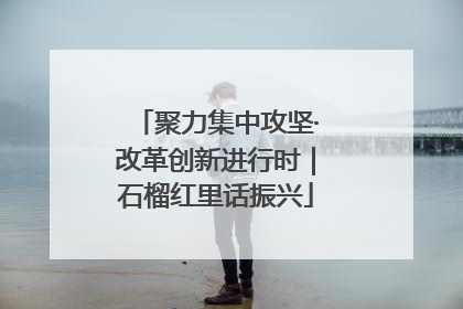 聚力集中攻坚·改革创新进行时｜石榴红里话振兴