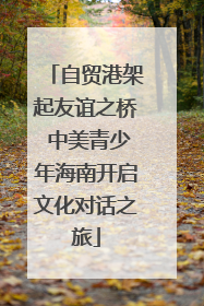 自贸港架起友谊之桥 中美青少年海南开启文化对话之旅