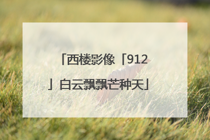 西楼影像「912」白云飘飘芒种天