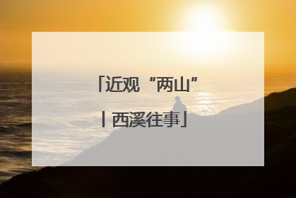 近观“两山”丨西溪往事
