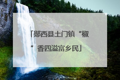 郧西县土门镇“椒”香四溢富乡民