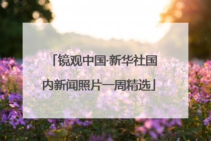 镜观中国·新华社国内新闻照片一周精选