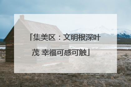 集美区：文明根深叶茂 幸福可感可触