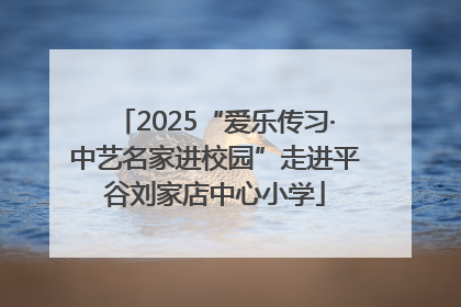 2025“爱乐传习·中艺名家进校园”走进平谷刘家店中心小学